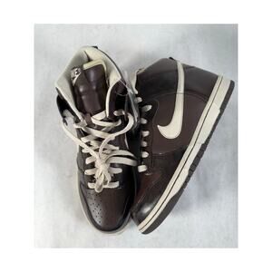 Nike SB Dunk High Premium "Woodgrain" Sneakers – Men’s 8 – 312786-223 – NIB